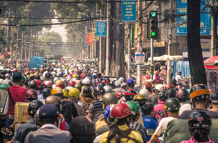 A street in Vietnam