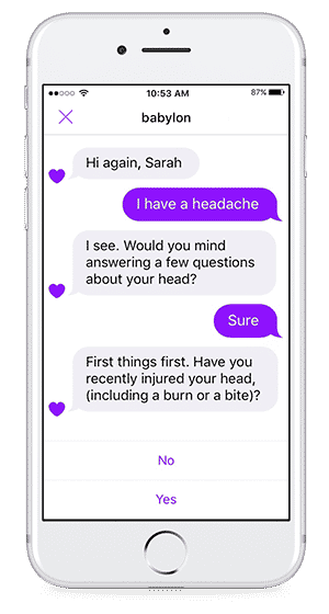 Babylon AI Chatbot