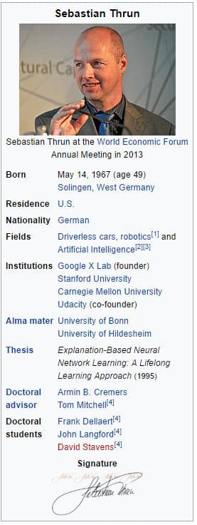 Learn Artificial Intelligence from Sebastian Thrun