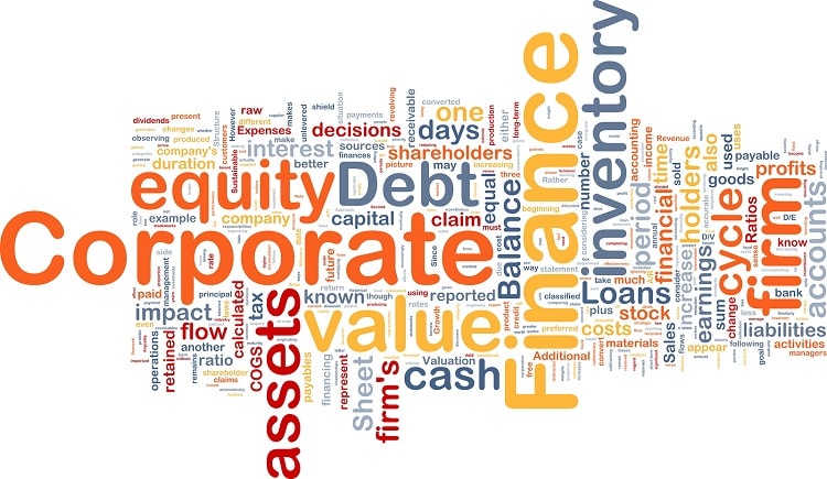 Boring financial terms and words