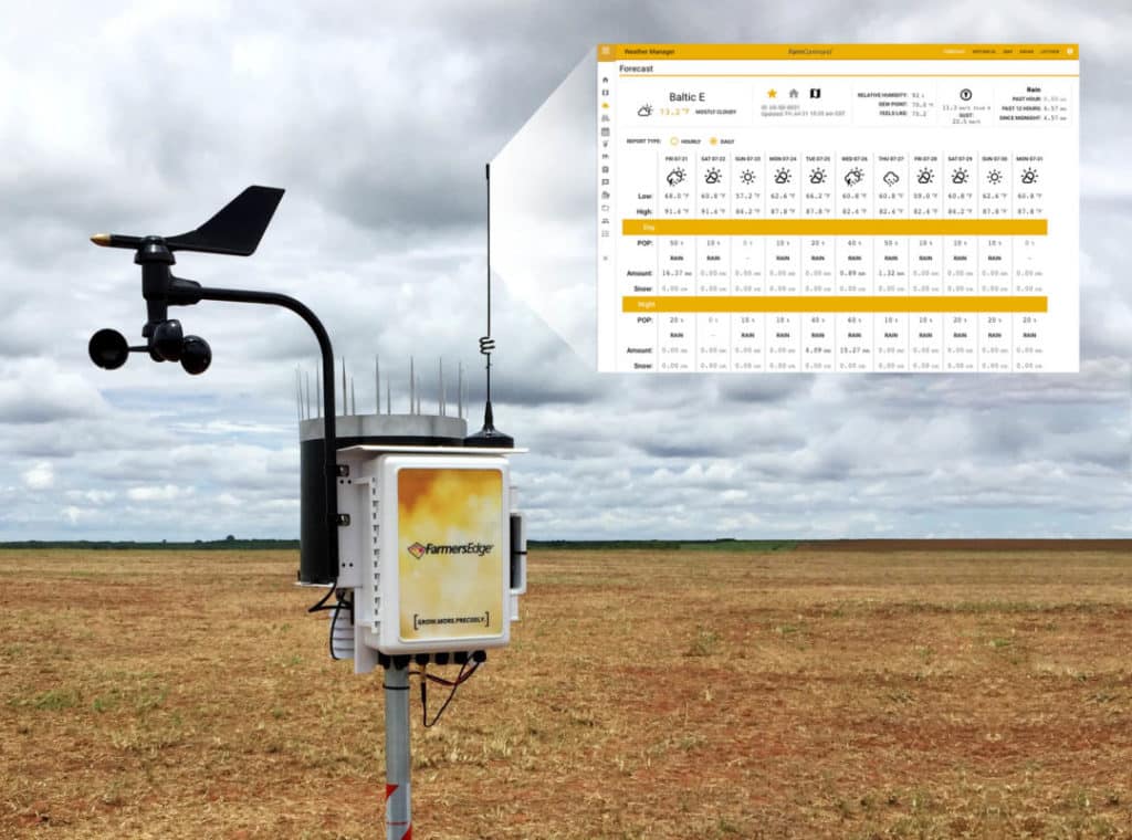 Farmers Edge's flagship product FarmCommand on the field