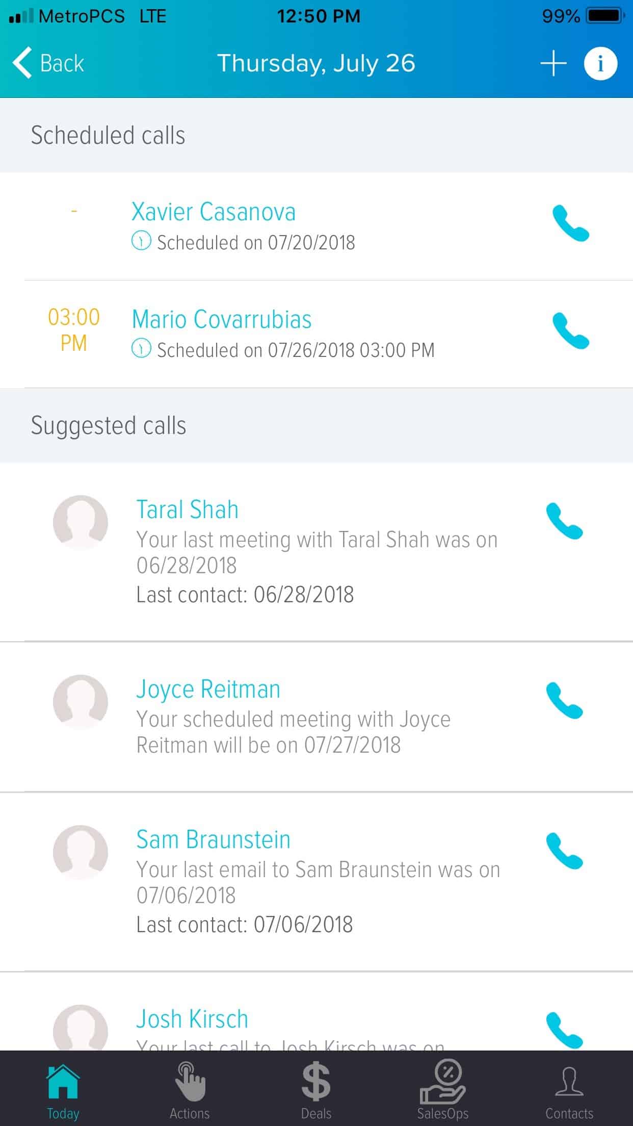 Enterprise Software Salespeople: call listening from Chorus.ai