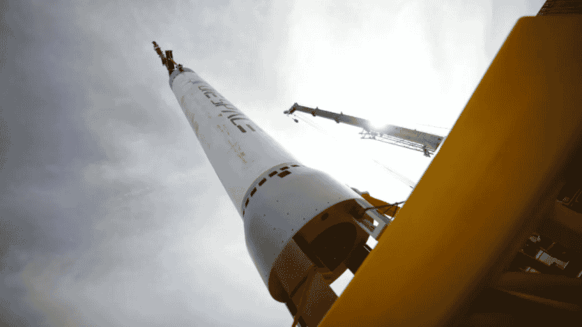china-space: Assembly of the OS-X rocket.