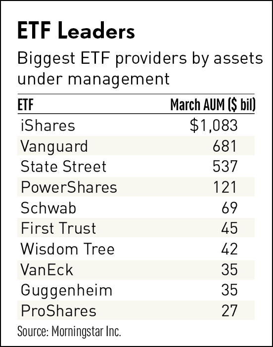 ETF Leaders in 2017