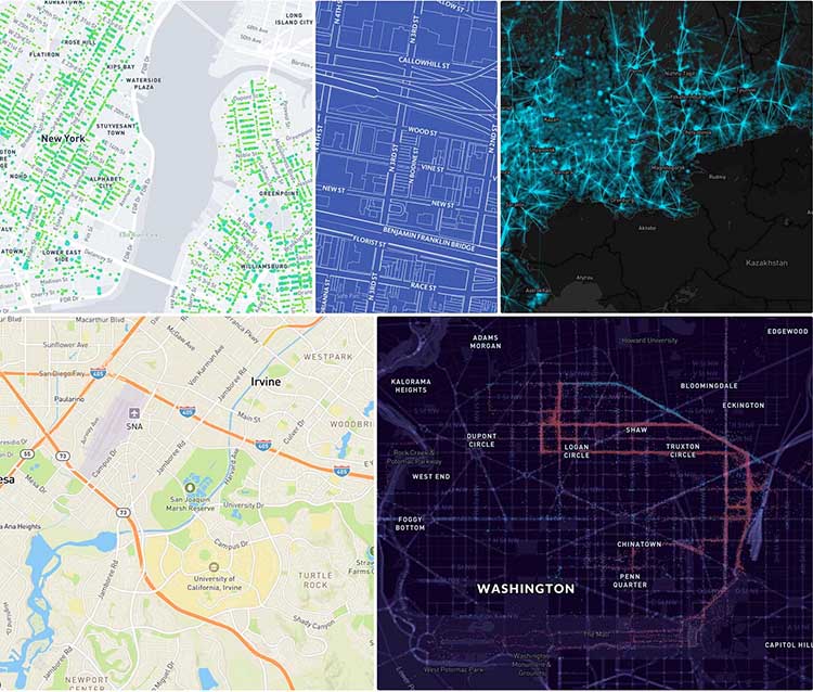 Mapbox helps produce various maps for a range of apps.
