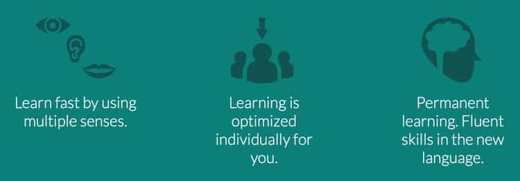 Benefits of WordDive AI language learning app