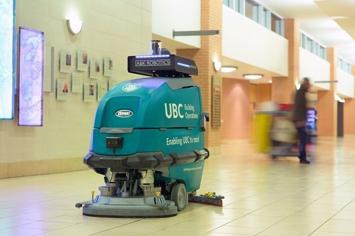 A&K Robotics and their robot janitor add-on