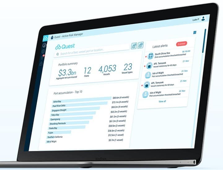 A dashboard for the Concirrus telematics platform