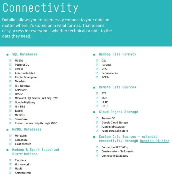 All the big data and data warehouse connections you can make 