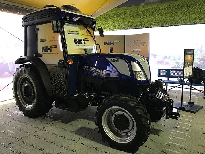 The New Holland NHDrive Autonomous Tractor
