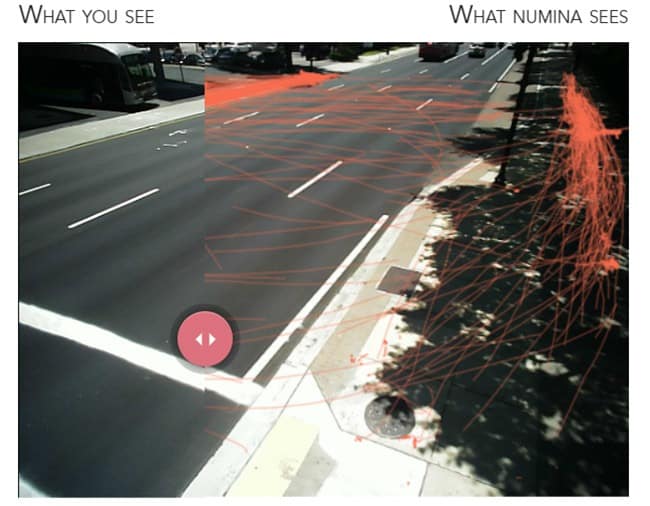 Computer vision at a street intersection.
