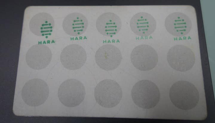A Hara stamp card