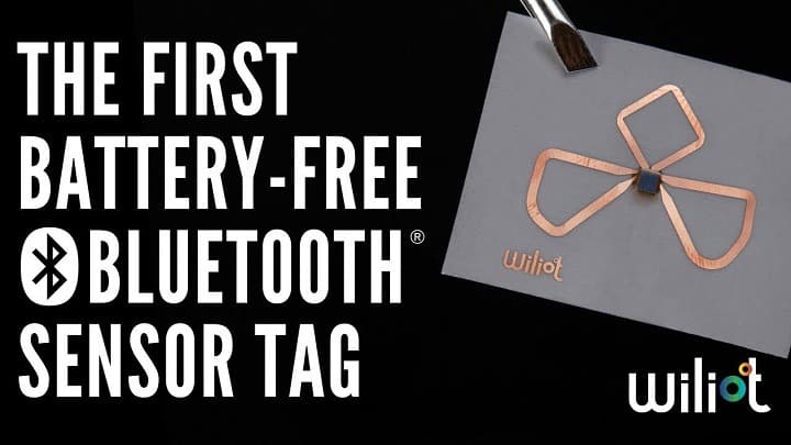 A battery-free Bluetooth tracking tag