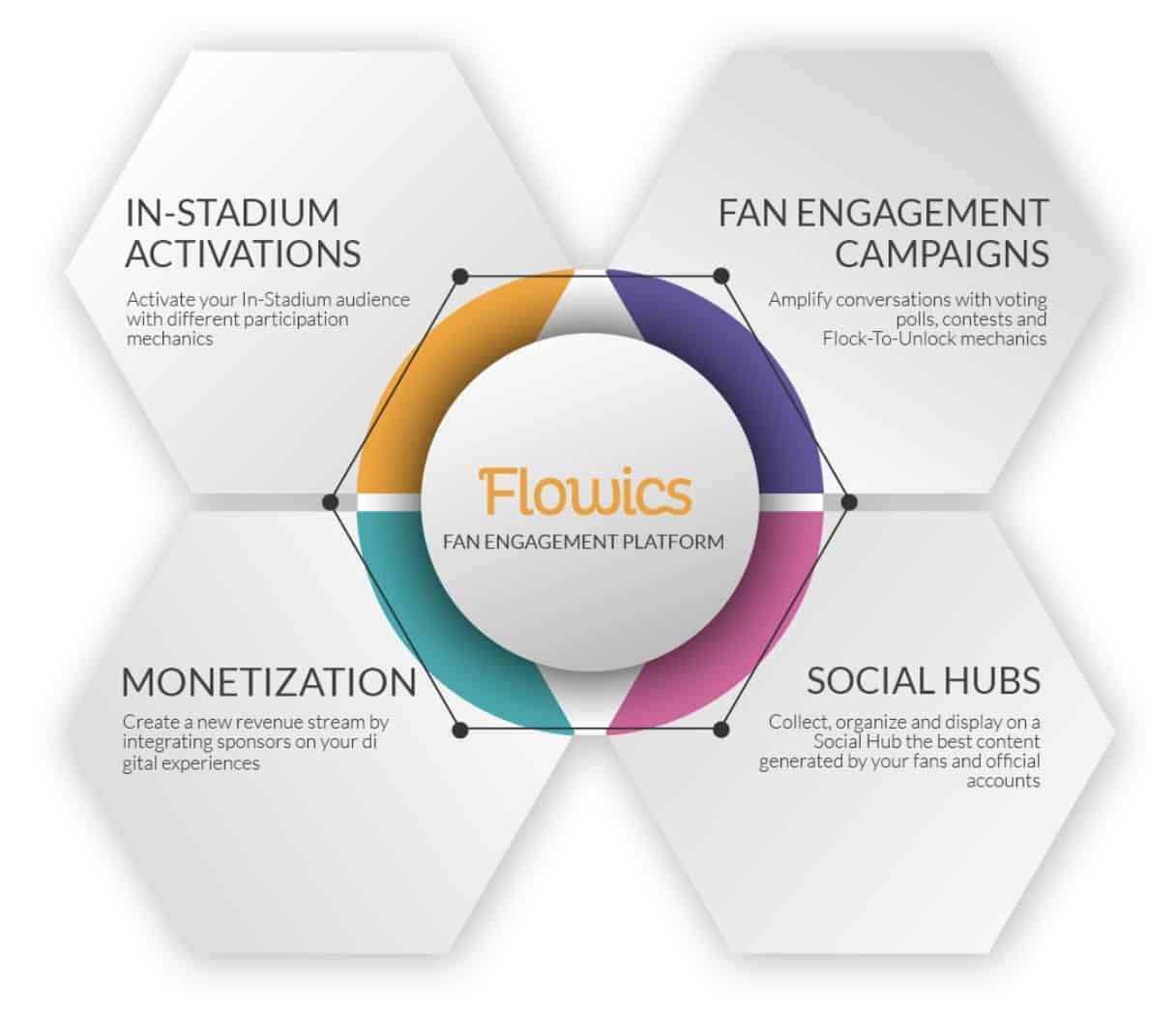 Flowics' sports fan engagement platform