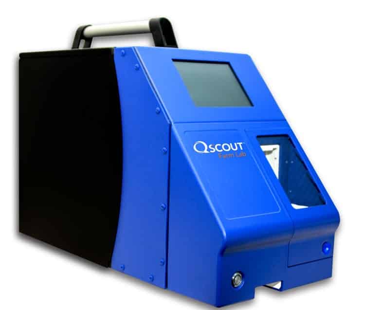 Machine for detecting disease in cows.