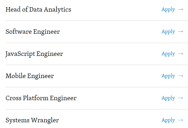 Automattic careers page