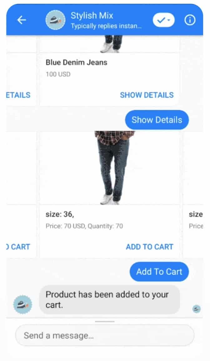 Botme chatbots allow users to make e-commerce purchases 
