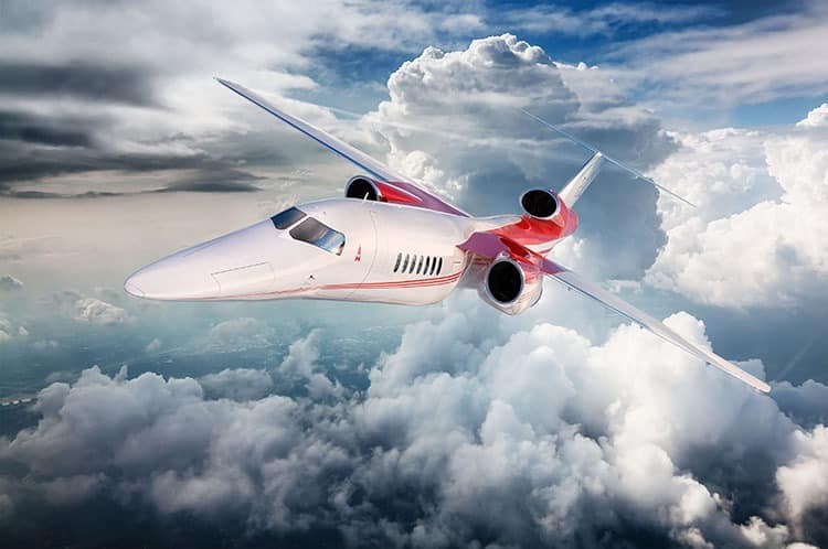 An illustration of the Aerion AS-2. 