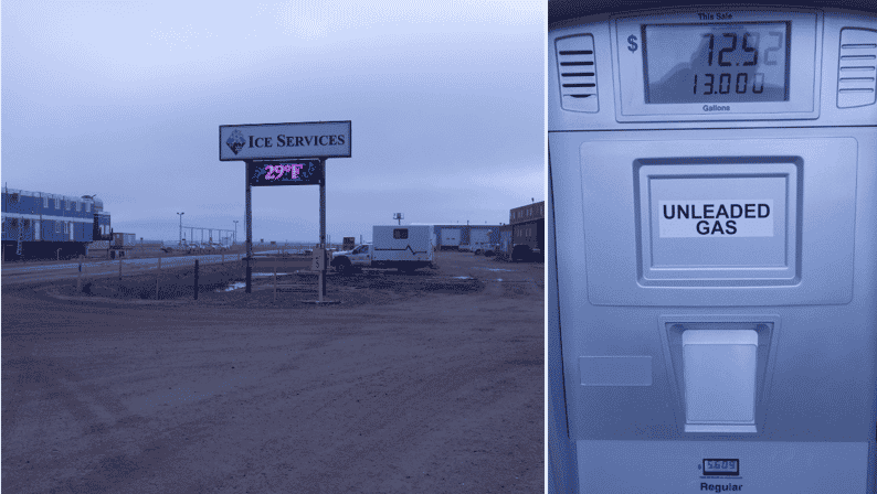 Cold and expensive Prudhoe Bay
