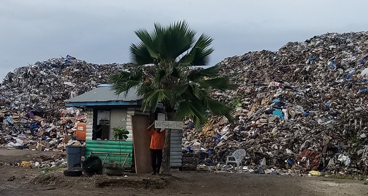 Municipal waste in the capital city of Marshal Islands, Majuro