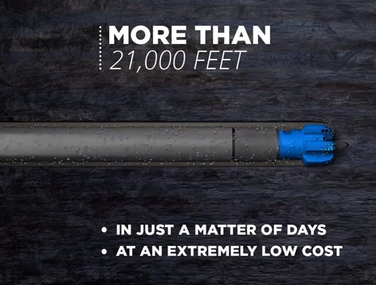 HyperDrill for drilling to geothermal sources for energy.