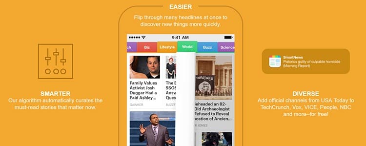 SmartNews image from homepage.