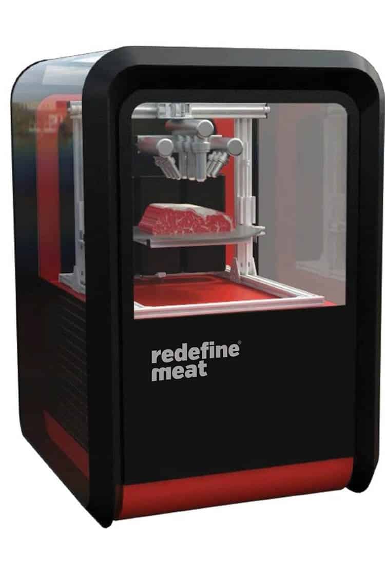 Redefine Meat’s alternative meat 3D printer.