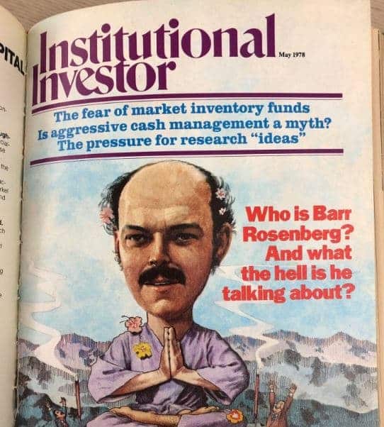 Barr Rosenberg in Institutional Investor