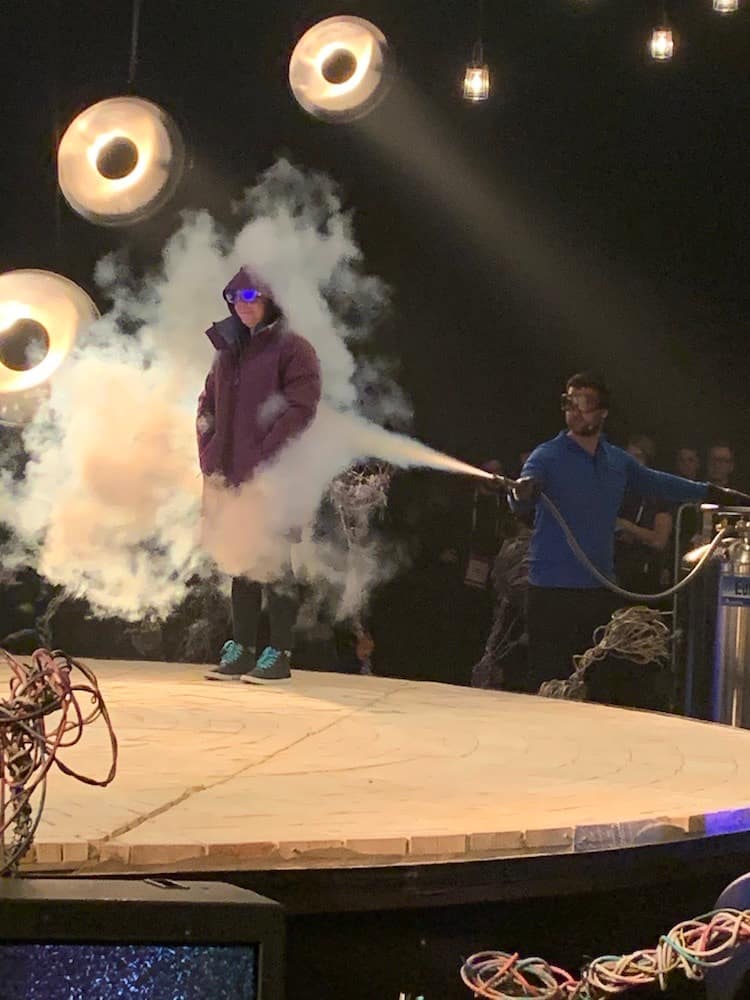 Oros jackets can withstand extreme colds in the highest mountains of the world, and even direct exposure to liquid nitrogen