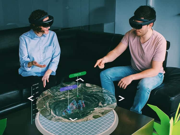VR data immersion for mines.