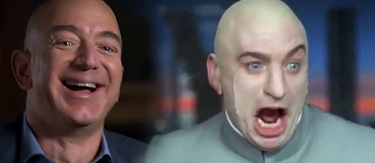 Jeff Bezos and Dr. Evil
