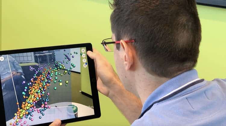 Data Scientist exploring a dataset with IBM Immersive Data.