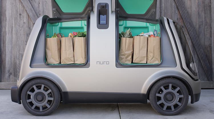 Nuro self-driving vehicle.