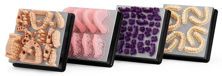 3D printed dental materials.