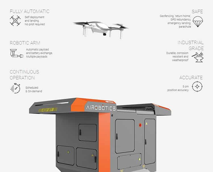 Airobotics drone platform.