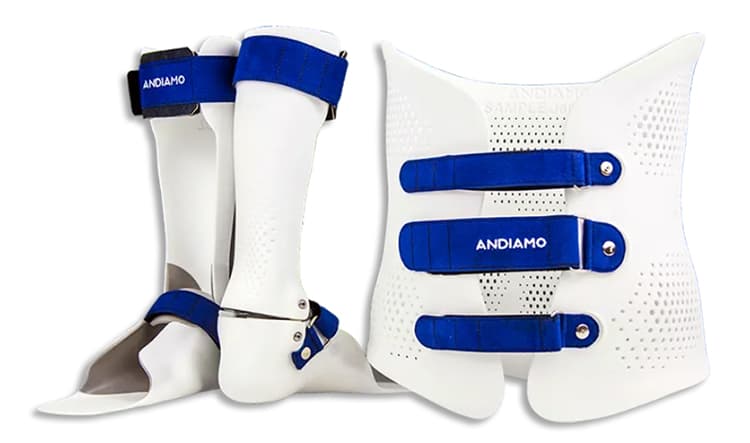 3D-printed orthotics from Andiamo.