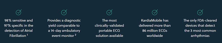Benefits of KardiaMobile platform from AliveCor.