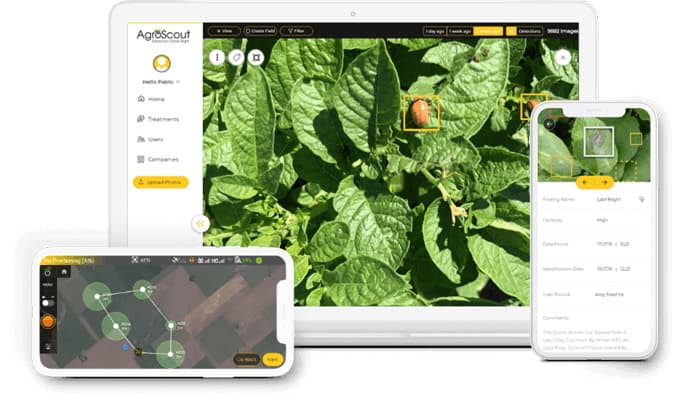 AgroScout platform for precision ag.