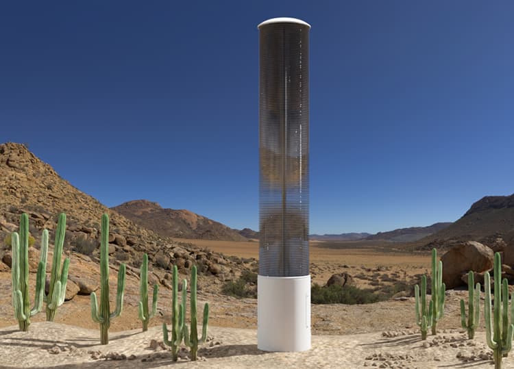 MechanicalTree for removing CO2 from the atmosphere.