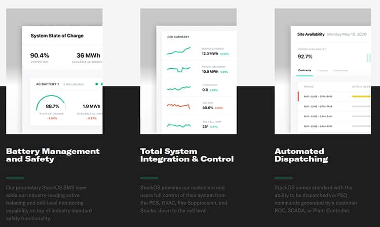 Energy storage system management software.