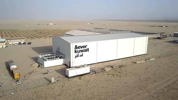 Vertical farm in Kuwait.