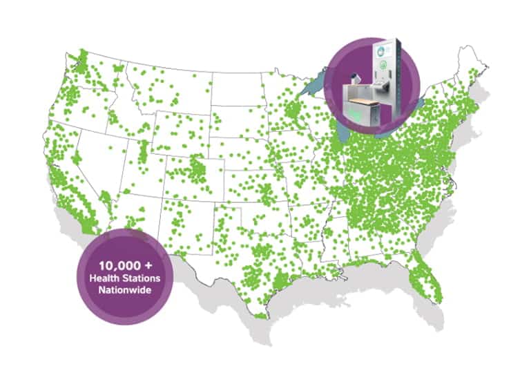 Network of Higi smart health stations.