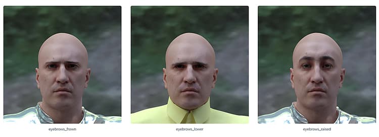 Faces generated by artificial intelligence to train other AI models.