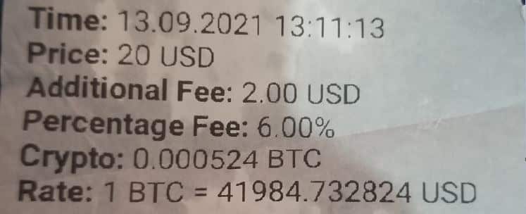 Picture showing the fees aren't as bad as some ATMs, but they're not good either - Credit: Nanalyze