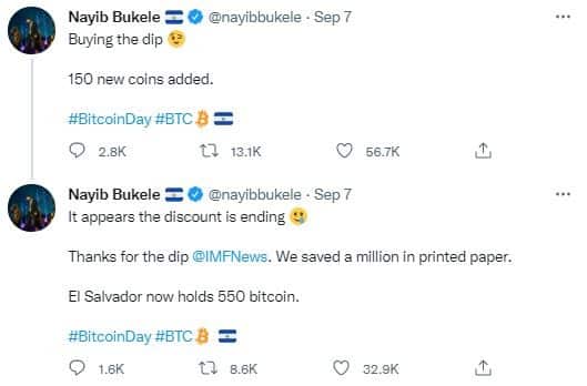 Image of Nayib taking the piss out of the IMF on Twitter - Credit: Twitter