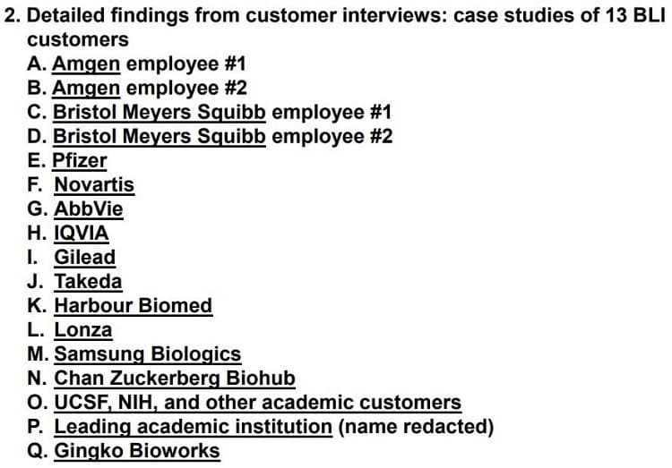 Excerpt of Scorpion Capital's report: Detailed findings from customer interviews. Credit: Scorpion Capital